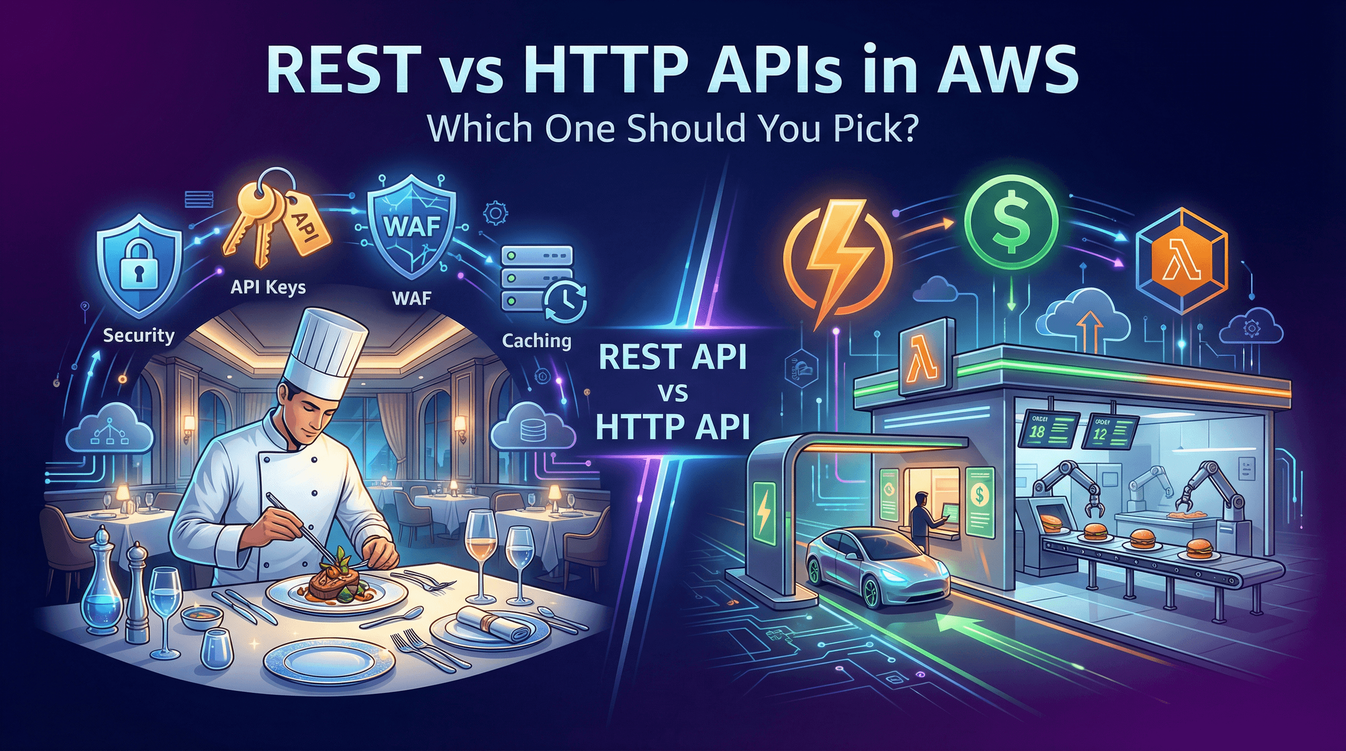 REST vs. HTTP APIs in AWS โ Which One Should You Pick? (And How to Build Your First One) (Part - 2)