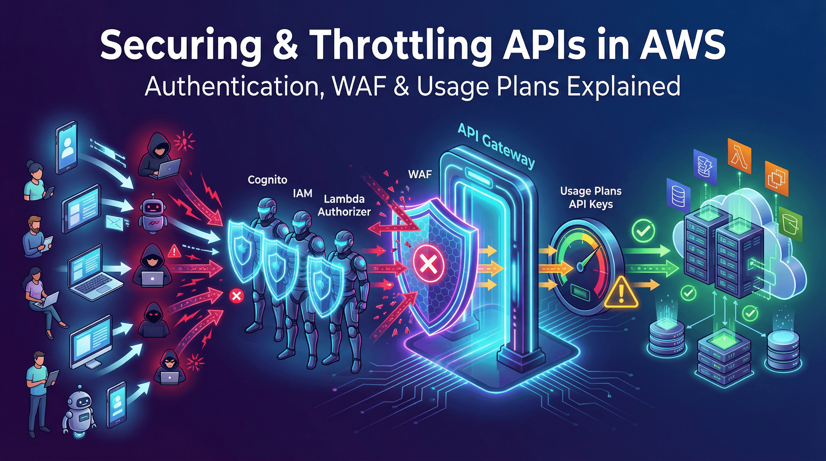 Securing & Throttling Your APIs in AWS (Auth, WAF, Quotas) (Part - 4)